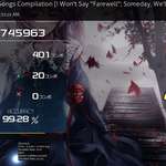 image for idke | Foreground Eclipse - Songs Compilation [I Won't Say "Farewell"; Someday, We'll Meet Again] (Seni mapset | 8.52*) +HR (99.28%) FC #1 | 1035pp 72.67 UR (New STD PP record | His 1st 1kpp | 1st HR FC)