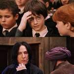 image for I can’t believe it took me 18 years to notice this...In Harry Potter and the Sorcerer’s Stone (2001), Harry’s scar hurt not because of Snape, but because he was facing the back of Quirrell’s head aka Voldemort.