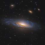 image for My image of the Deer Lick Group - a cluster of galaxies located over 50,000,000 light years away in true color