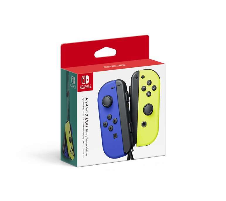 image for Nintendo of America auf Twitter: "Customize your #NintendoSwitch even more with these new Joy-Con colors – Blue/Neon Yellow and Neon Purple/Neon Orange. Available beginning 10/4 for $79.99. #MyWayToPl