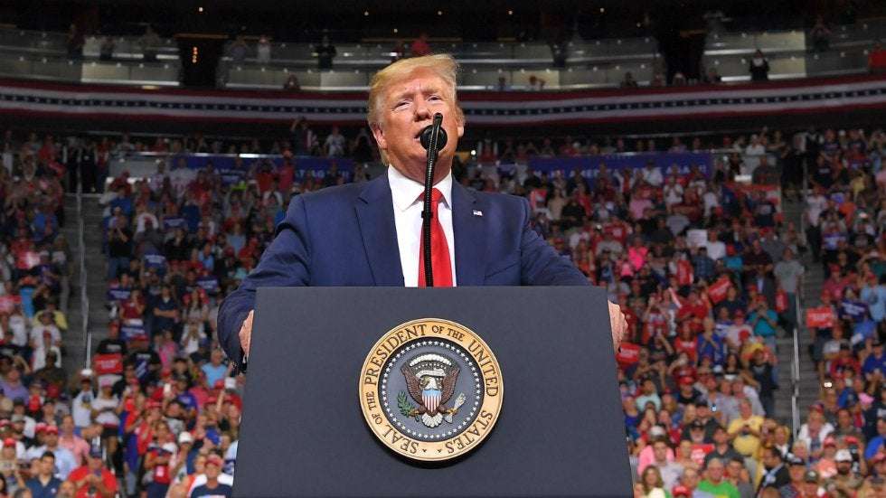 image for Trump rally crowd chants 'send her back' about Ilhan Omar