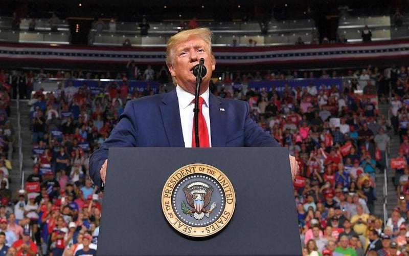 image for Trump rally crowd chants 'send her back' about Ilhan Omar