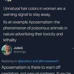 image for A thread on aposematism