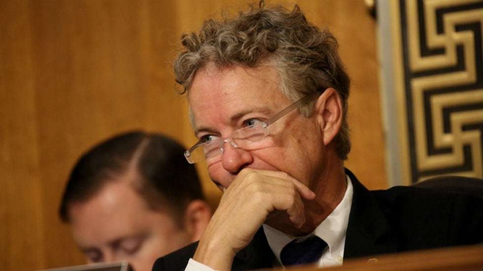 image for Rand Paul blocks Senate from approving 9/11 victim compensation fund