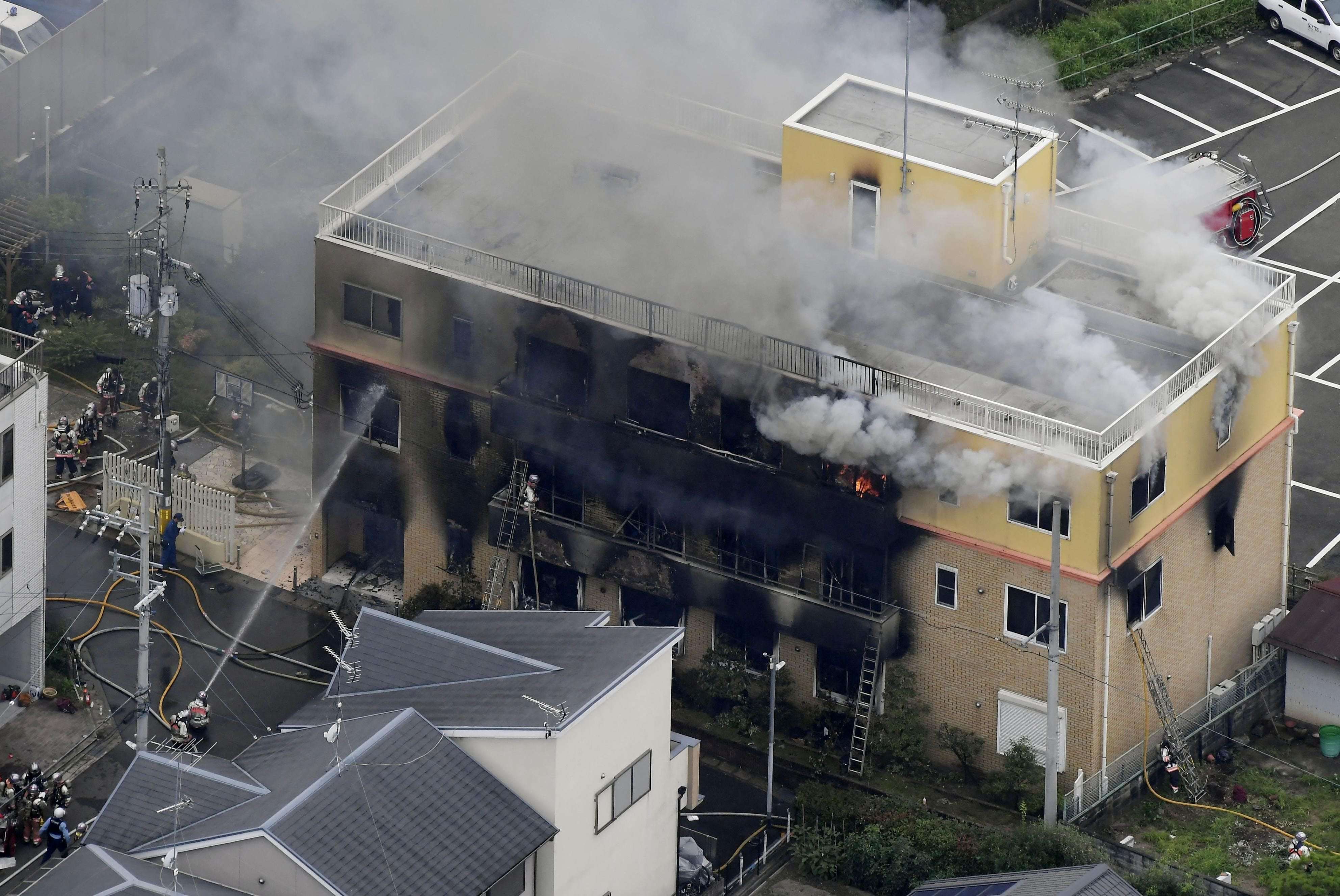 image for Japan mourns after the worst mass killing in two decades claims 33 lives in arson attack