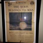 image for 50 years ago 8 year old me saved this front page from the newspaper. I was completely amazed by Apollo 11, and it still fascinates me to this day!