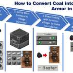 image for How to Convert Coal into Diamond Armor in Minecraft