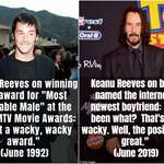 image for Keanu Being Humble: 1992 vs 2019