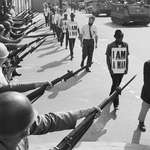 image for Civil rights protest in Memphis, Tennessee - 1968