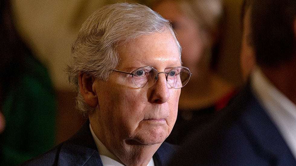 image for 'Mitch McConnell is a Russian' trends after GOP senator blocks election security bills