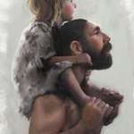 image for Artist, Tom Björklund draws neanderthals as people, not as biological specimens.