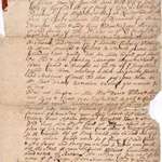 image for Death Warrant for my 10th Great Grandmother Susannah North Martin, tried and convicted at the Salem Witch Trials She was Hanged July 19, 1692