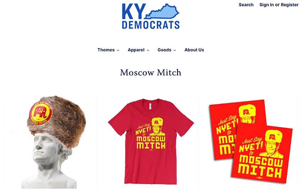 image for ‘Moscow Mitch’ merchandise sales top $200,000 in 48 hours, Kentucky Dems say