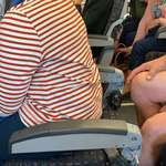 image for EasyJet airline flies from London to Geneva without the back of seats.