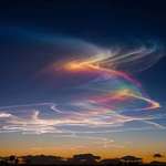 image for 🔥 This rare natural phenomenon known as the " Rainbow Bridge" 🔥