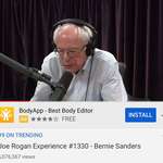 image for Bernie Sanders on Joe Rogan now up to 6 million views on YouTube