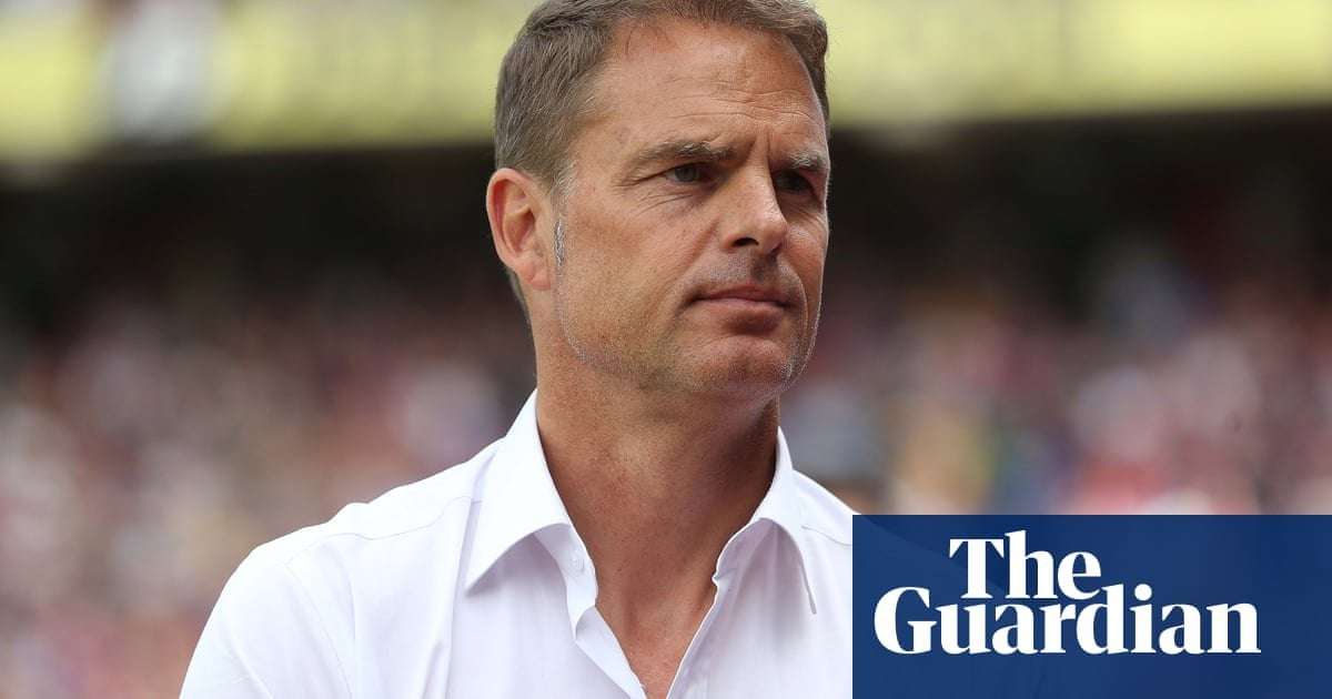 image for Frank de Boer: 'Equal pay at international level now would be ridiculous'
