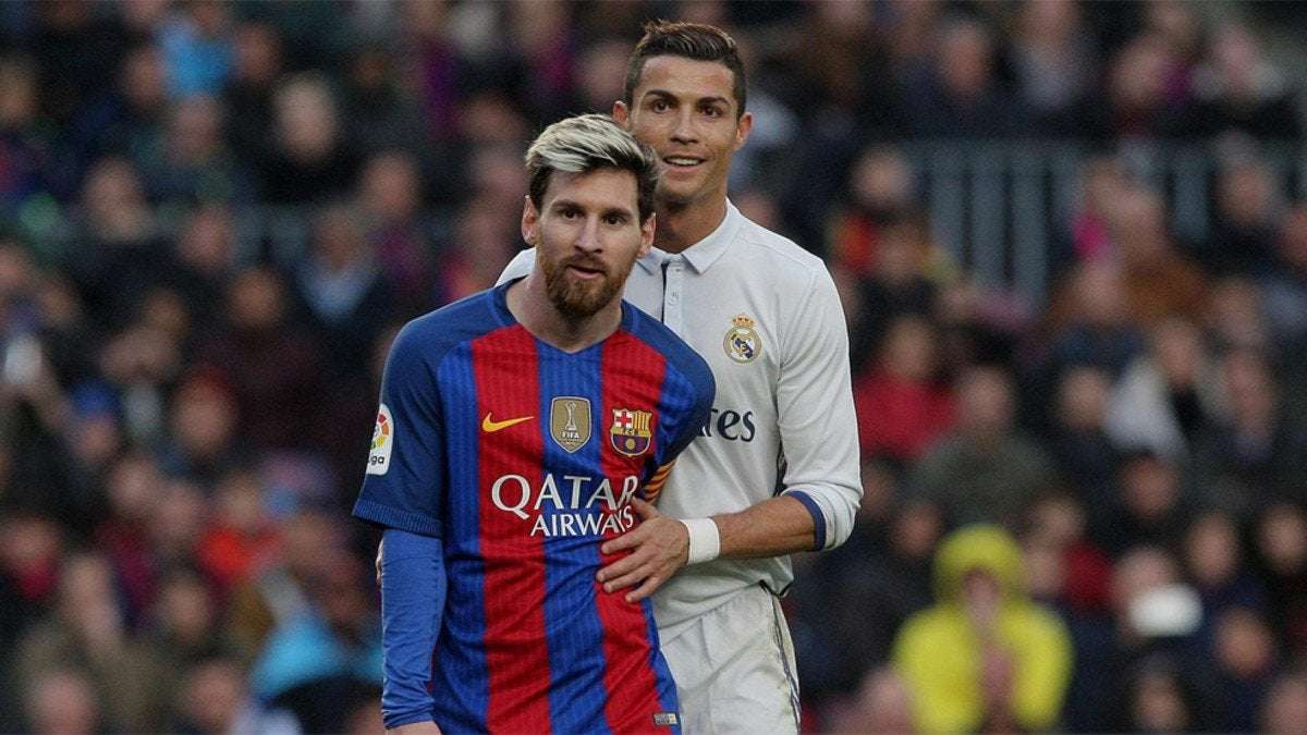 image for Ronaldo destaca diferença em relação a Messi: «Eu ganhei a Champions por clubes diferentes”