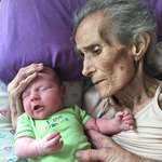 image for My son met his Great Great Grandma today