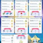 image for All tasks and rewards on the global Jirachi Special Research - A Thousand-Year Slumber which are available so far. I’ll update this in a week from now! 🤗🧡