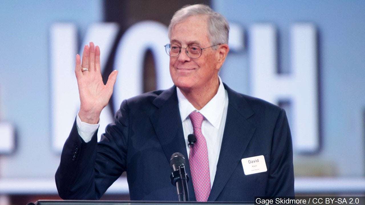 image for Billionaire conservative donor David Koch dies at 79