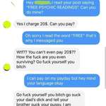 image for Reverse Choosing Beggar: Offers Free Readings & Then Goes Off When Asked