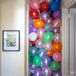 image for My kid said her one birthday wish was to wake up to some balloons. The door to her room is on the other side, waiting to be opened.