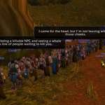 image for people waiting in lines to kill a quest mob in World of Warcraft Classic