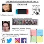 image for The "Millennial as viewed from Gen Z" starterpack