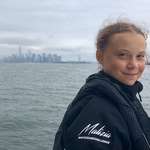 image for Swedish 16-year-old climate activist Greta Thunberg just arrived in Manhattan after sailing across the Atlantic Ocean in a zero-emission yacht.