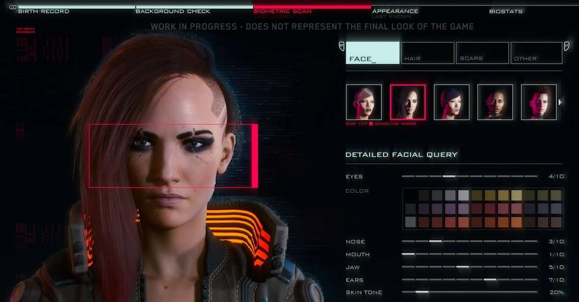 image for Cyberpunk character creation ‘massively expanded’ following E3 feedback