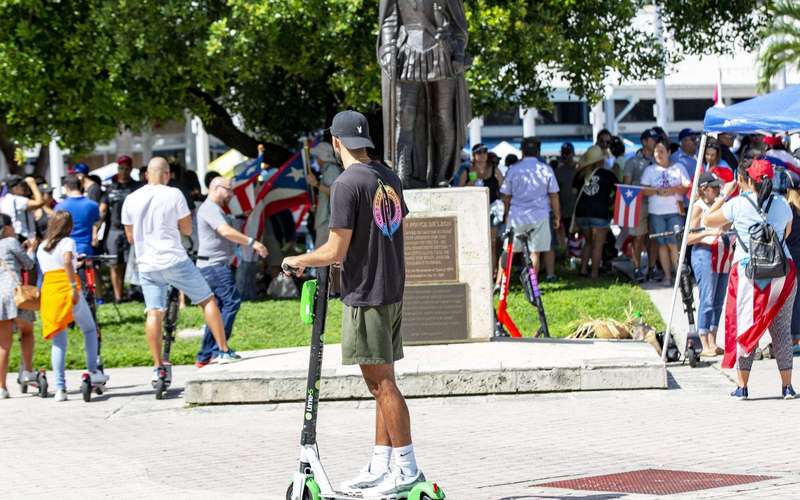 image for Miami orders scooters removed from streets before hurricane Dorian turns them into flying projectiles