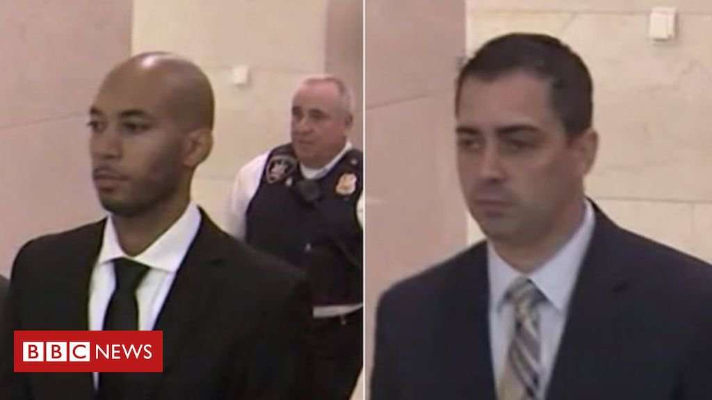 image for Two New York ex-policemen walk free after sex with handcuffed suspect