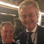 image for Lindsay Graham doesn't want you to share his image with the white supremacist leader Geert Wilders of Holland