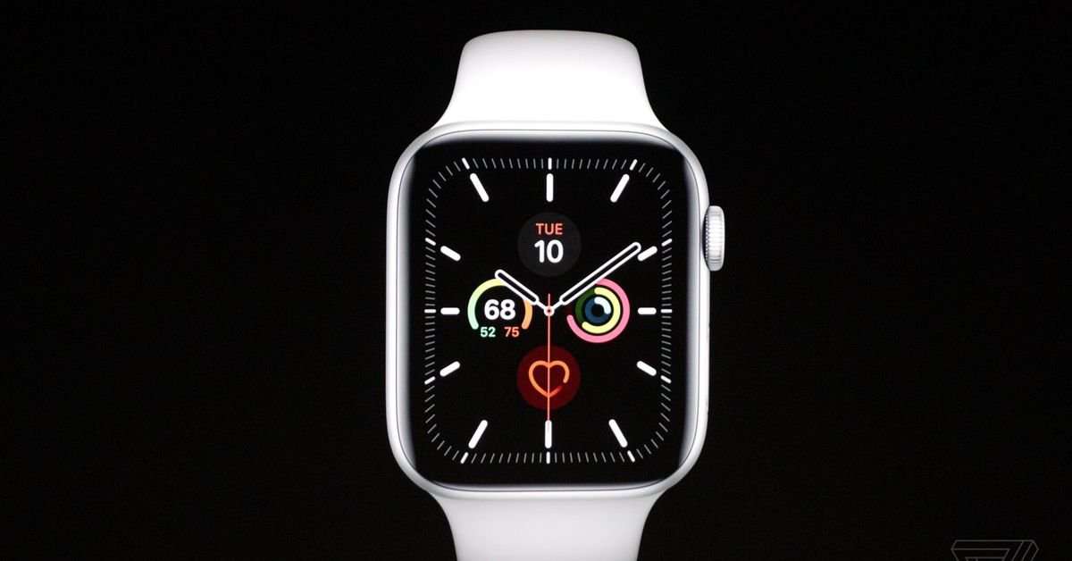 image for Apple Watch Series 5 has an always-on display and comes in titanium or ceramic finishes