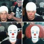 image for Tim Curry on the set of ‘It, 1990