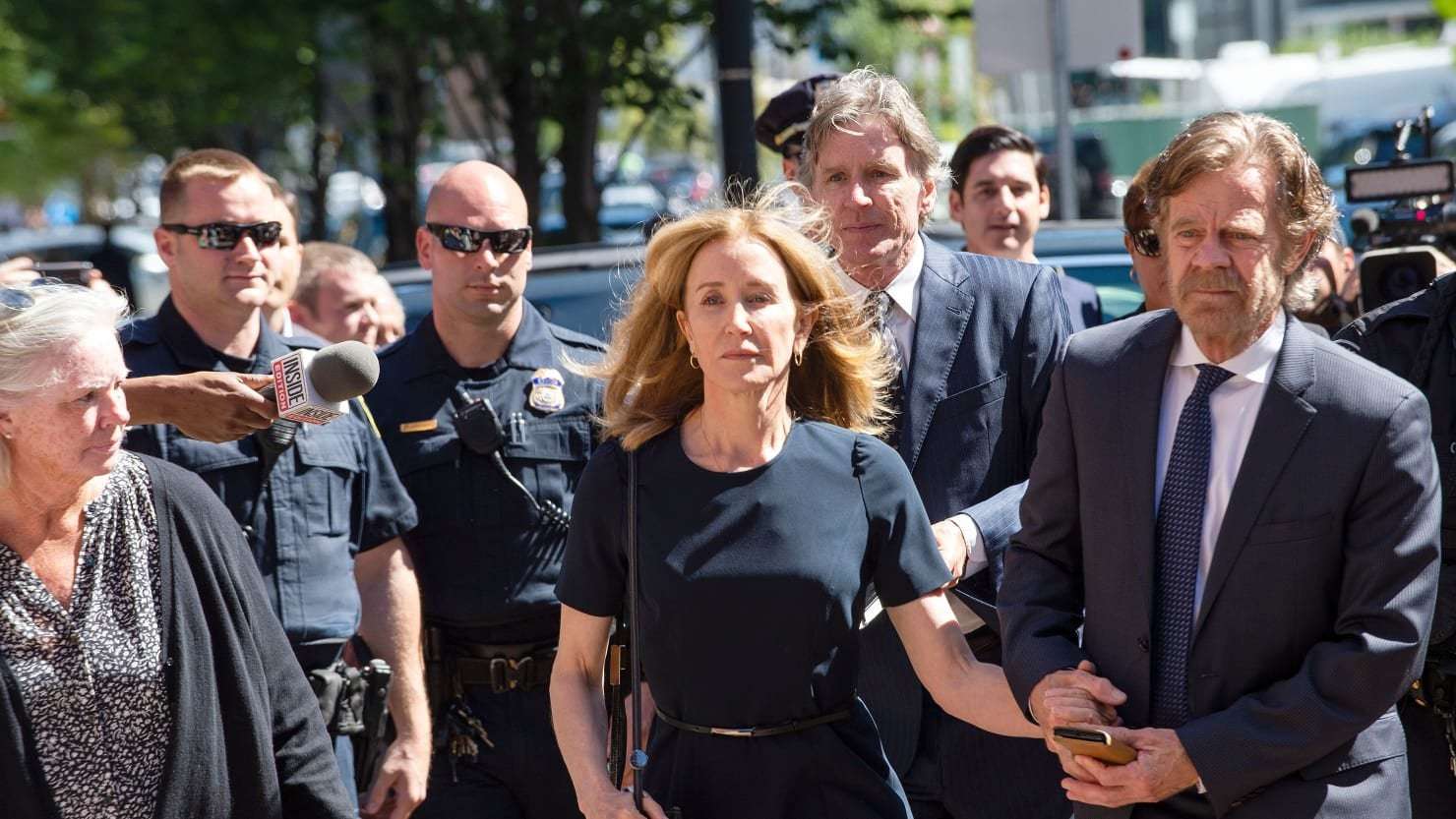 image for Felicity Huffman Gets Prison Time in College Admissions Scandal
