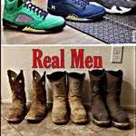image for Real men are ranch hands and never play sports