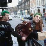 image for Punks larking around in the West End of London. 1977.