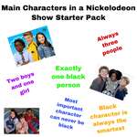 image for Main character is a Nickelodeon show starter pack