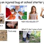 image for Finding an injured bug at school starter pack