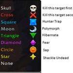 image for Target icons in dungeons/raids