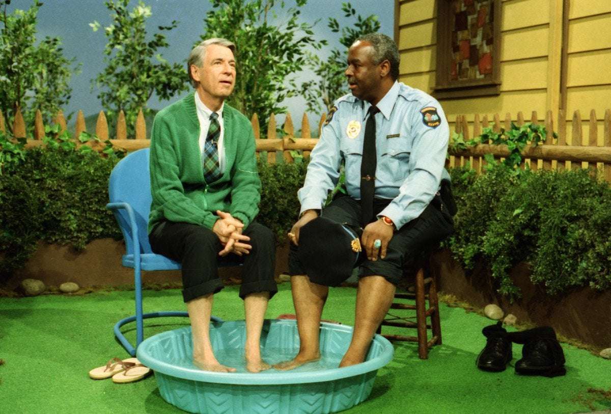 image for Fred Rogers Took a Stand Against Racial Inequality When He Invited a Black Character to Join Him in a Pool