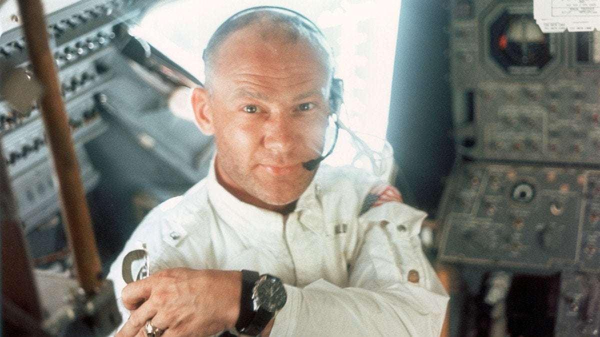 image for Buzz Aldrin Battled Depression and Alcohol Addiction After the Moon Landing