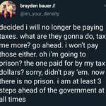 image for Let's stop paying our taxes. They can't arrest us all