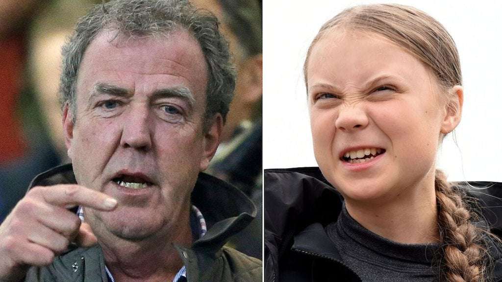 image for Jeremy Clarkson says teen climate activist Greta Thunberg a 'spoilt brat' who makes him 'sick'