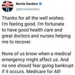 image for None of us know when a medical emergency might affect us. And no one should fear going bankrupt if it occurs. Medicare for All!