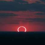 image for Ever seen a sunset and a solar eclipse at the same time? Well, now you have.