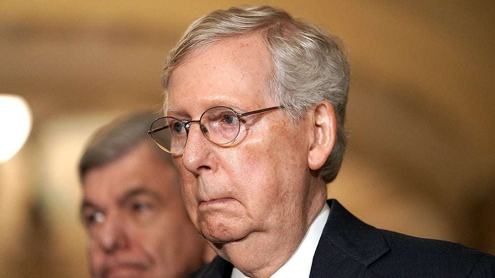 image for McConnell vows to block Trump impeachment in fundraising pitch
