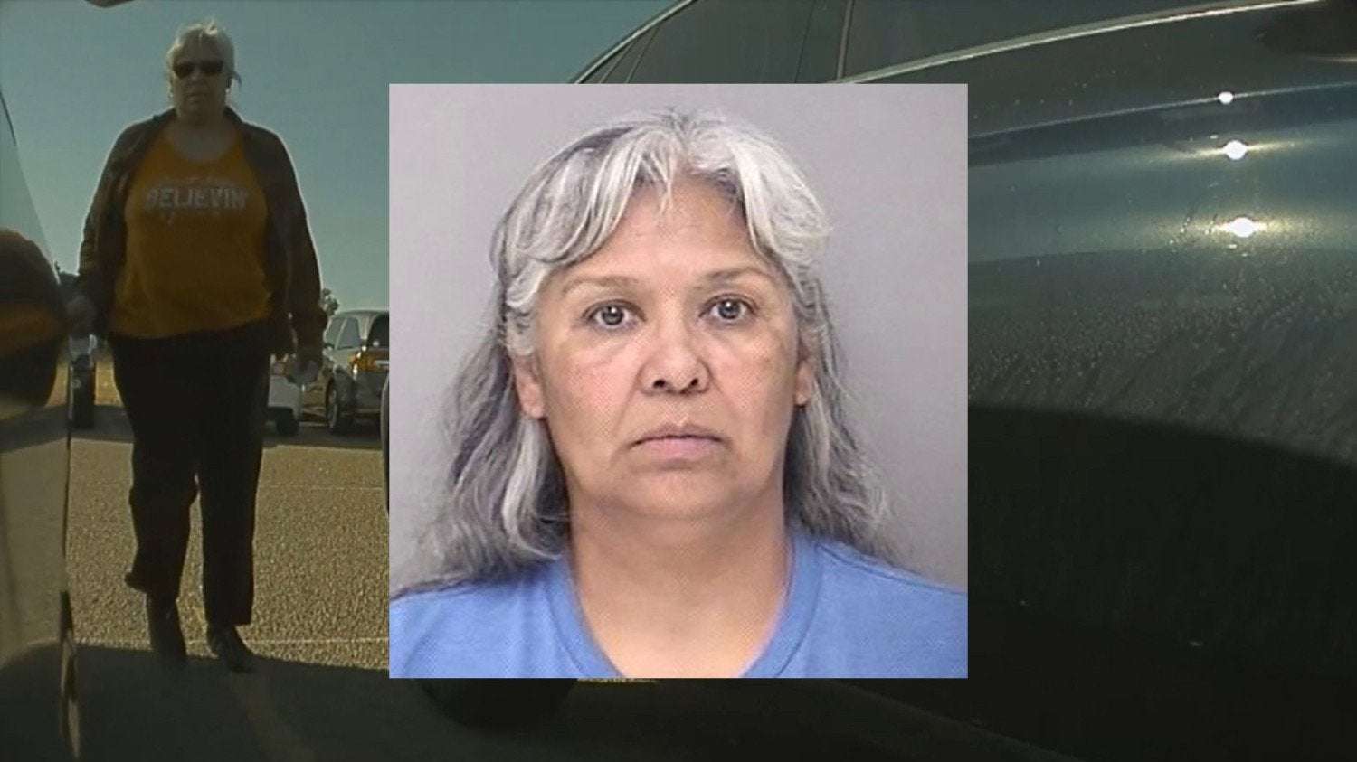 image for Maria Elena Gimeno, Accused Of Keying Tesla, Turns Herself In To Broomfield Police